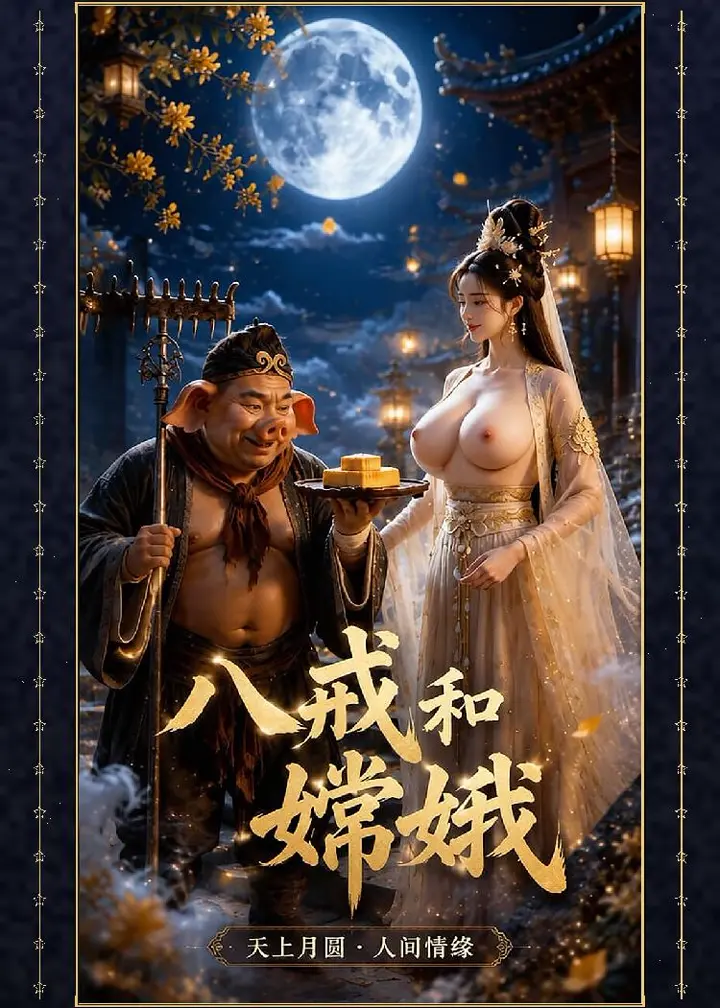 八戒和嫦娥 猪八戒月夜探广寒极品嫦娥主动拥抱求用力