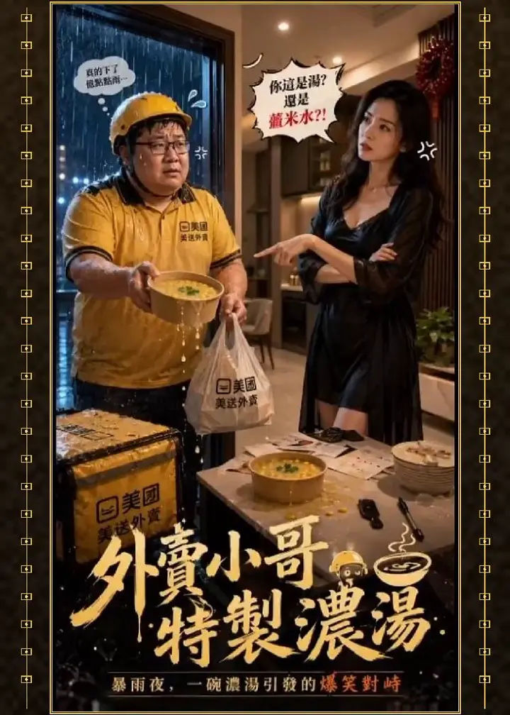 外卖小哥艳遇记 独居少妇要外卖员私处搅拌浓汤隔壁阿姨也来点