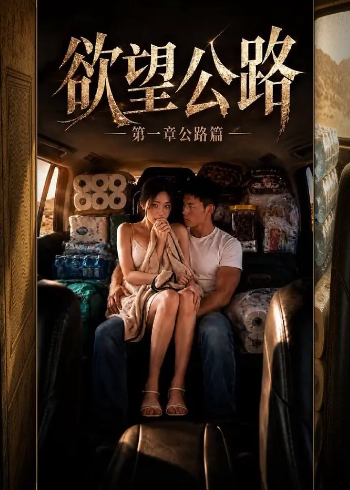 欲望公路 绝色辣妹公路狂飙密闭车厢干柴烈火