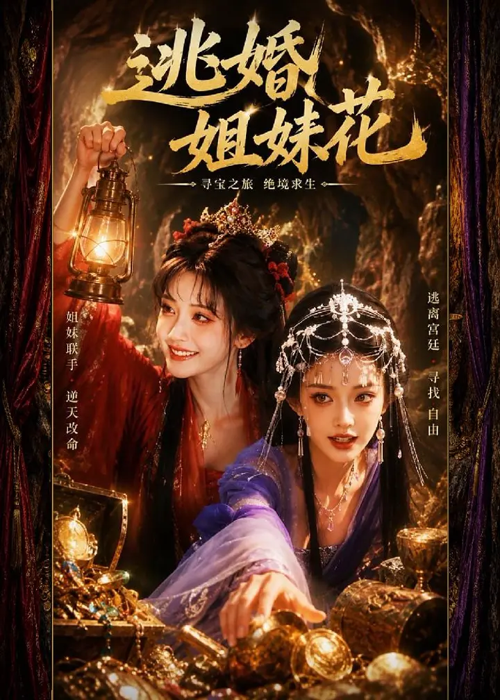 逃婚姐妹花 娇艳姐妹花逃婚途中误入密室同欢