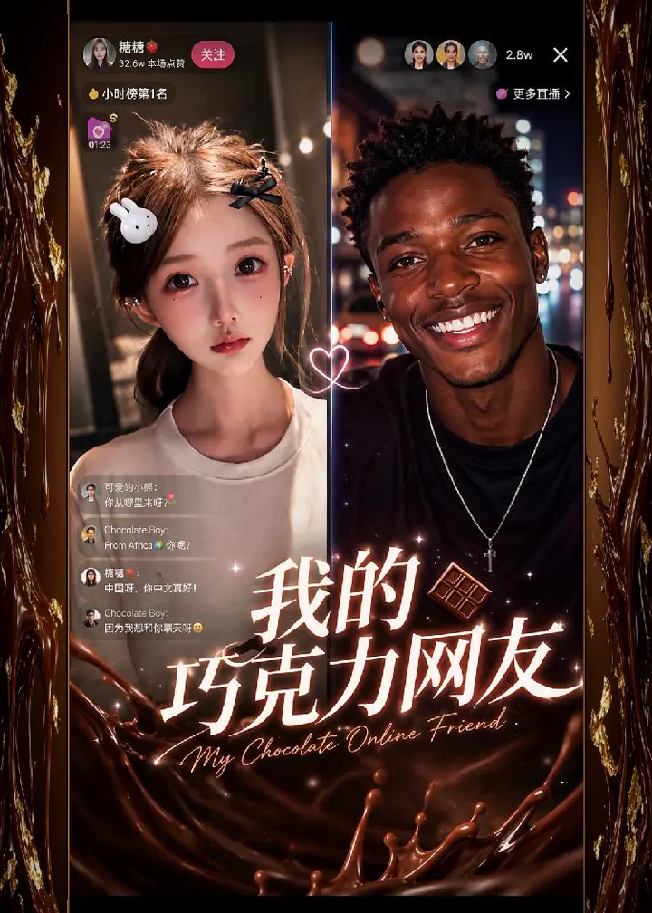 我的巧克力网友 明明都是下雨天却先淋湿了双眼