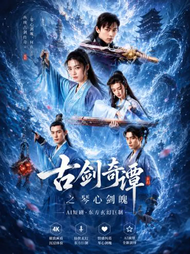 AI魔改 古剑奇谭之琴心剑魄 绝色剑客激情交锋 武侠江湖高能反差