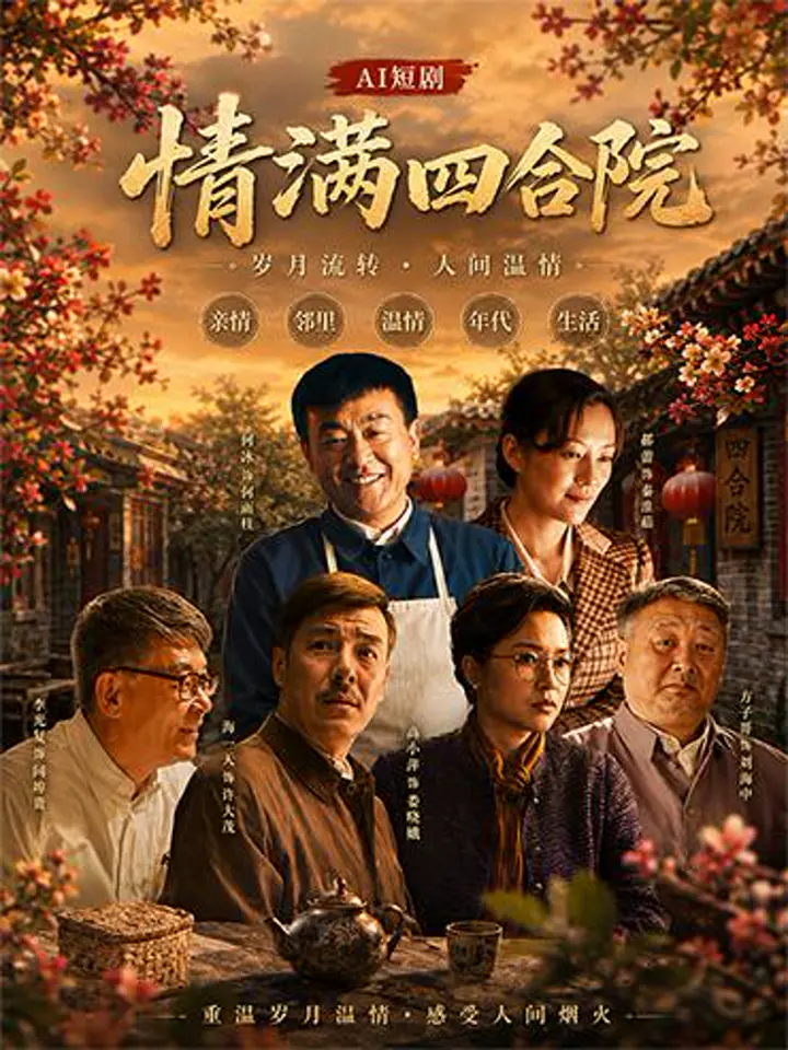 AI魔改 情满四合院 黎姿携手佘诗曼重制反差 激情演绎时代情怀