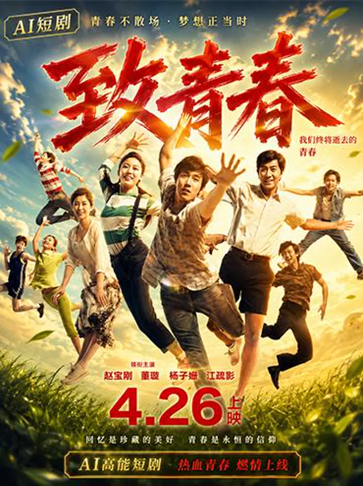 AI魔改 致我们终将逝去的青春下 赵又廷携手杨子姗韩庚激情演绎校园情缘